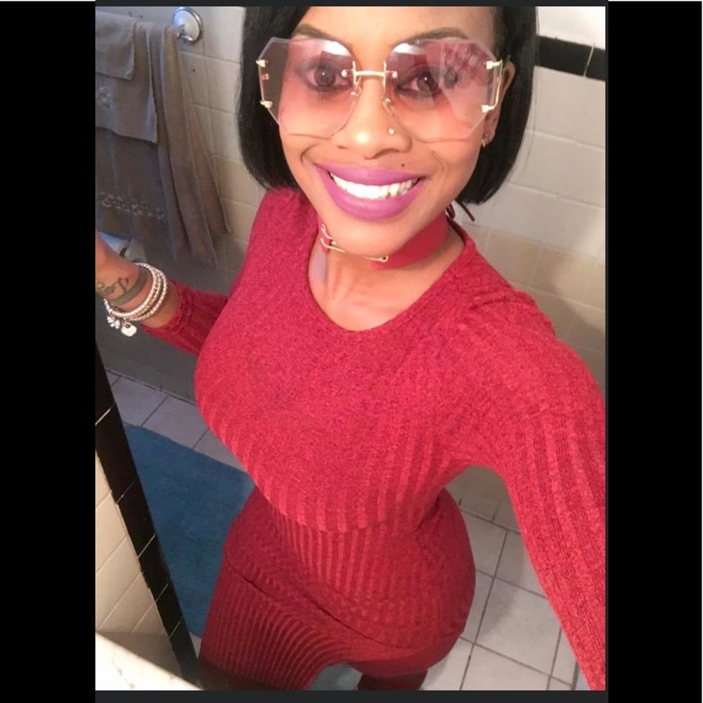 Pink transparent shades💕🛍😎